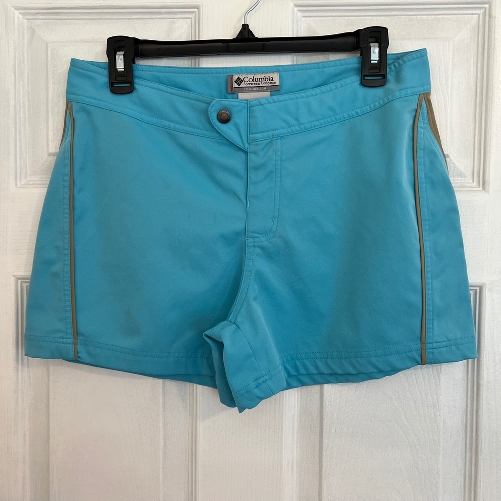 Columbia quick‎ dry shorts teal - women's 10